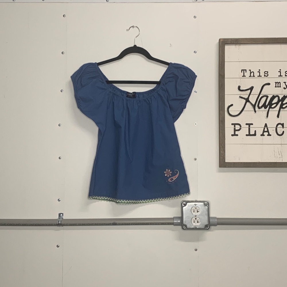 Tommy girl blue blouse